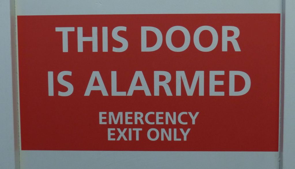 door is alarmed